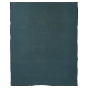 Blue Textured Wool Rug - 8'8" x 10'1"
