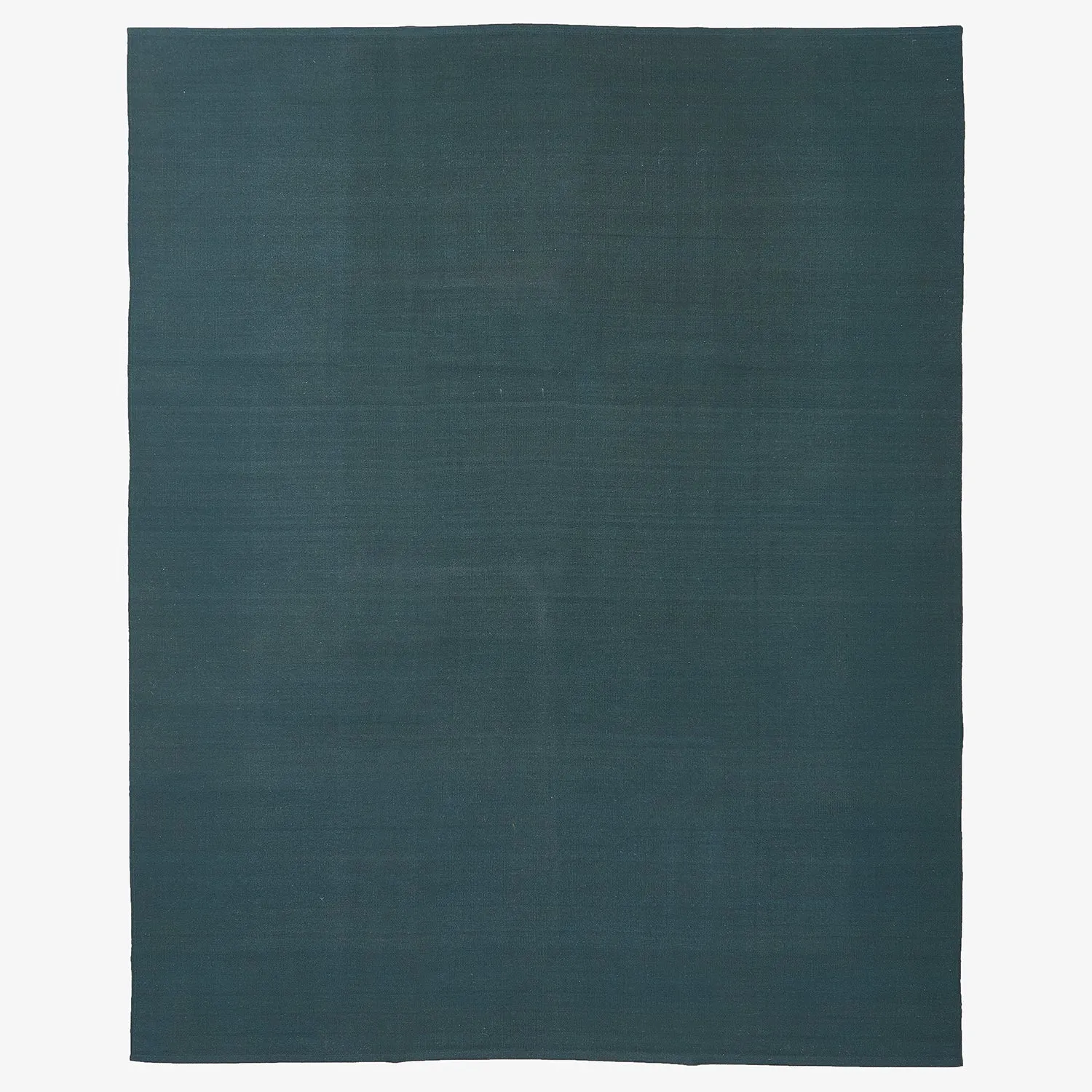 Blue Textured Wool Rug - 8'8" x 10'1"