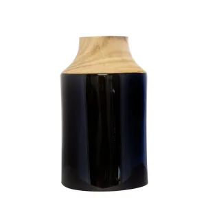 Bolton Black Vase - 26cm