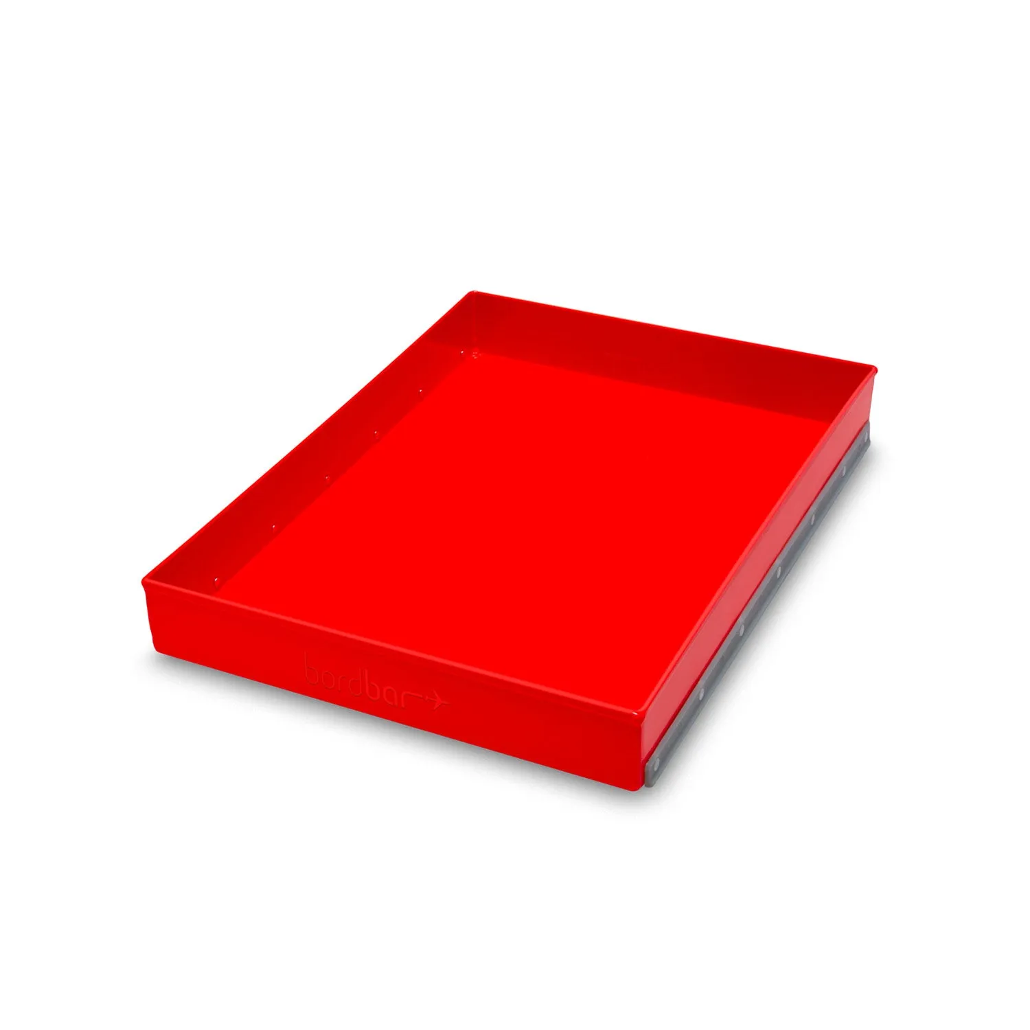 bordbar | voyager trolley | neon black   red drawers