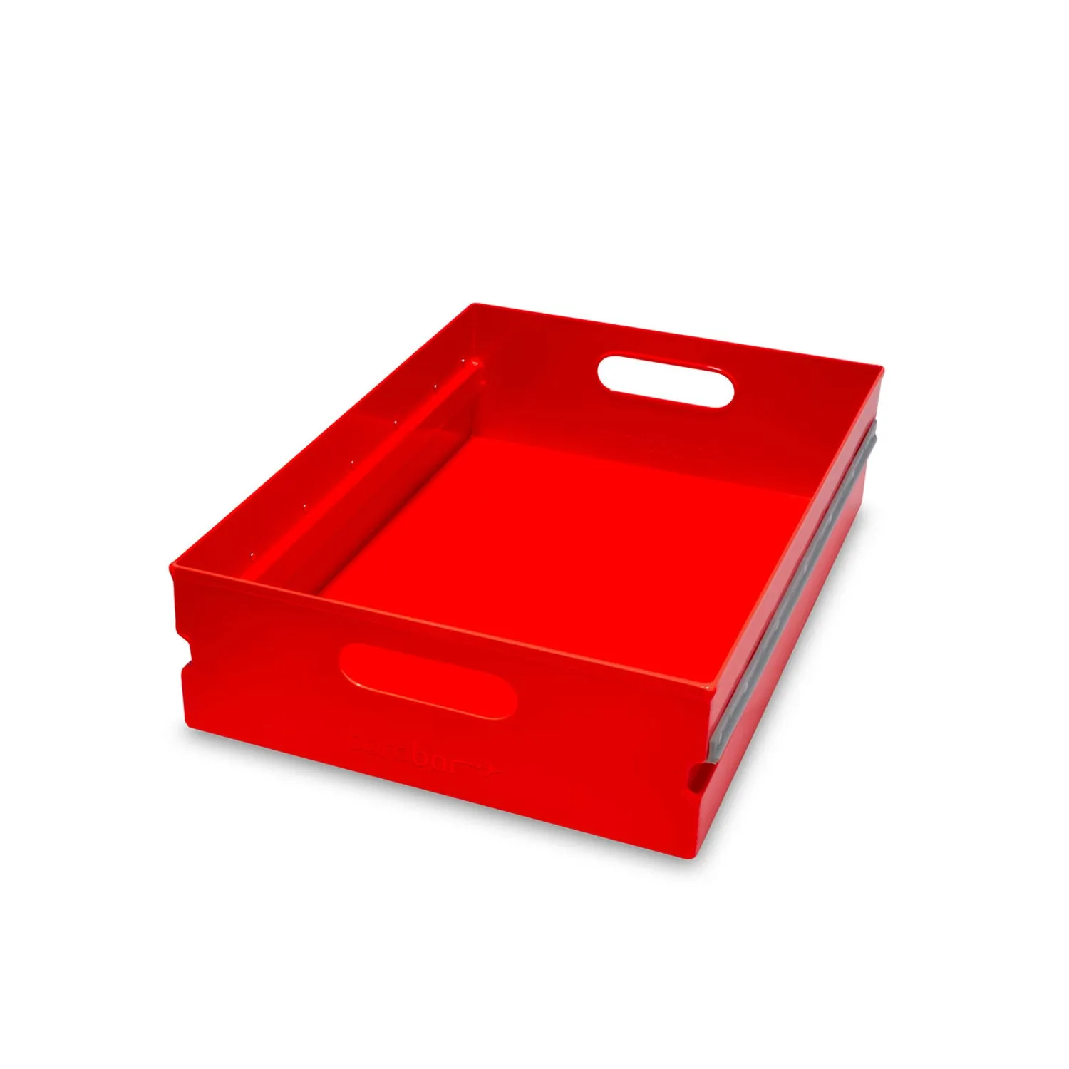 bordbar | voyager trolley | neon black   red drawers