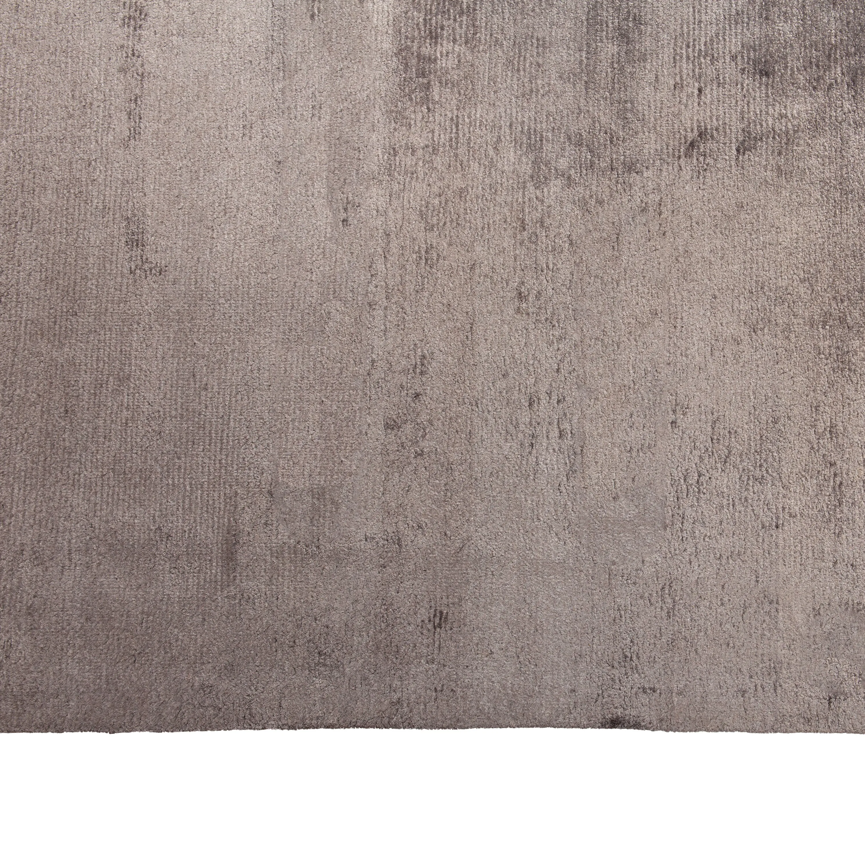 Brown Modern Tibetan Silk - 9' x 11'4"