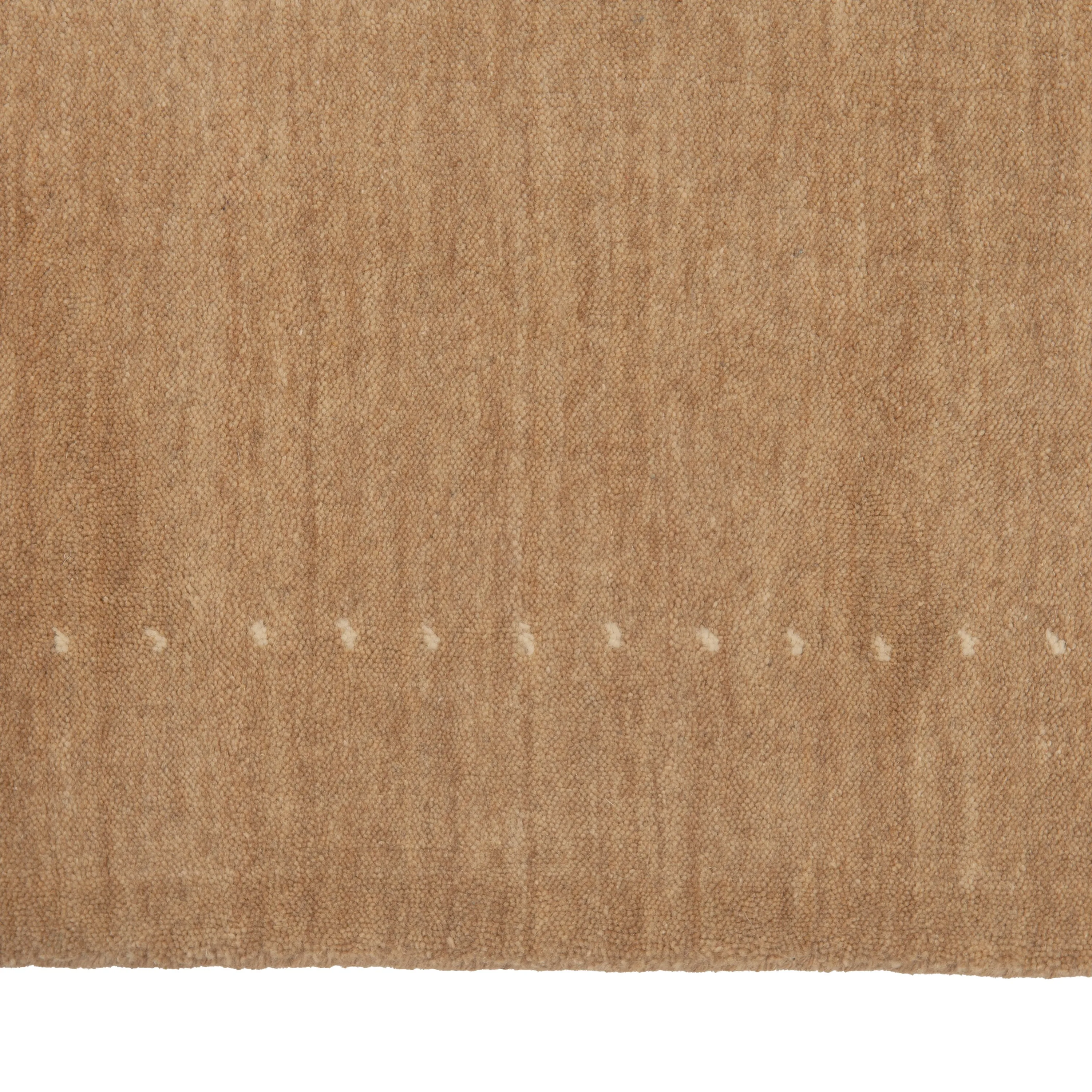 Brown Solid Indo Gabbeh Runner - 2'7" x 11'8"