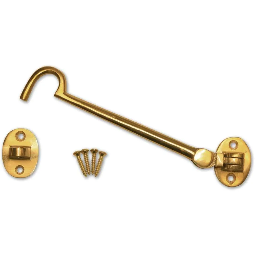 Cabin Hook 8" Brass