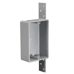 CANTEX 1-Gang 8 cu. in. EZ BOX Shallow New Work Nail-on Residential Electrical Switch and Outlet Box with Bracket