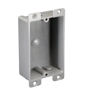 CANTEX 1-Gang 8 cu. in. EZ BOX Shallow Old Work Nail-on Residential Electrical Switch and Outlet Box with Flange