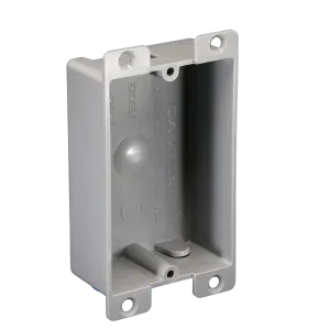 CANTEX 1-Gang 8 cu. in. EZ BOX Shallow Old Work Nail-on Residential Electrical Switch and Outlet Box with Flange