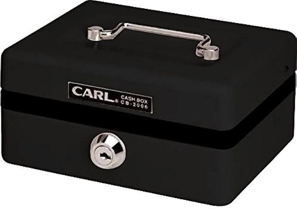 Carl Cash box W152xL129xH83mm Black