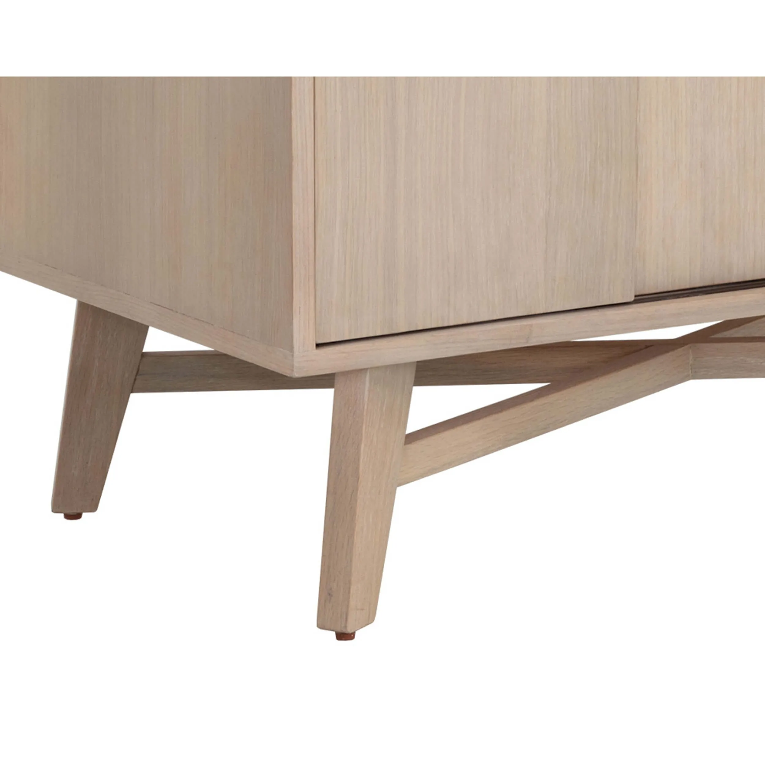 Caven Bar Cabinet, Light Oak