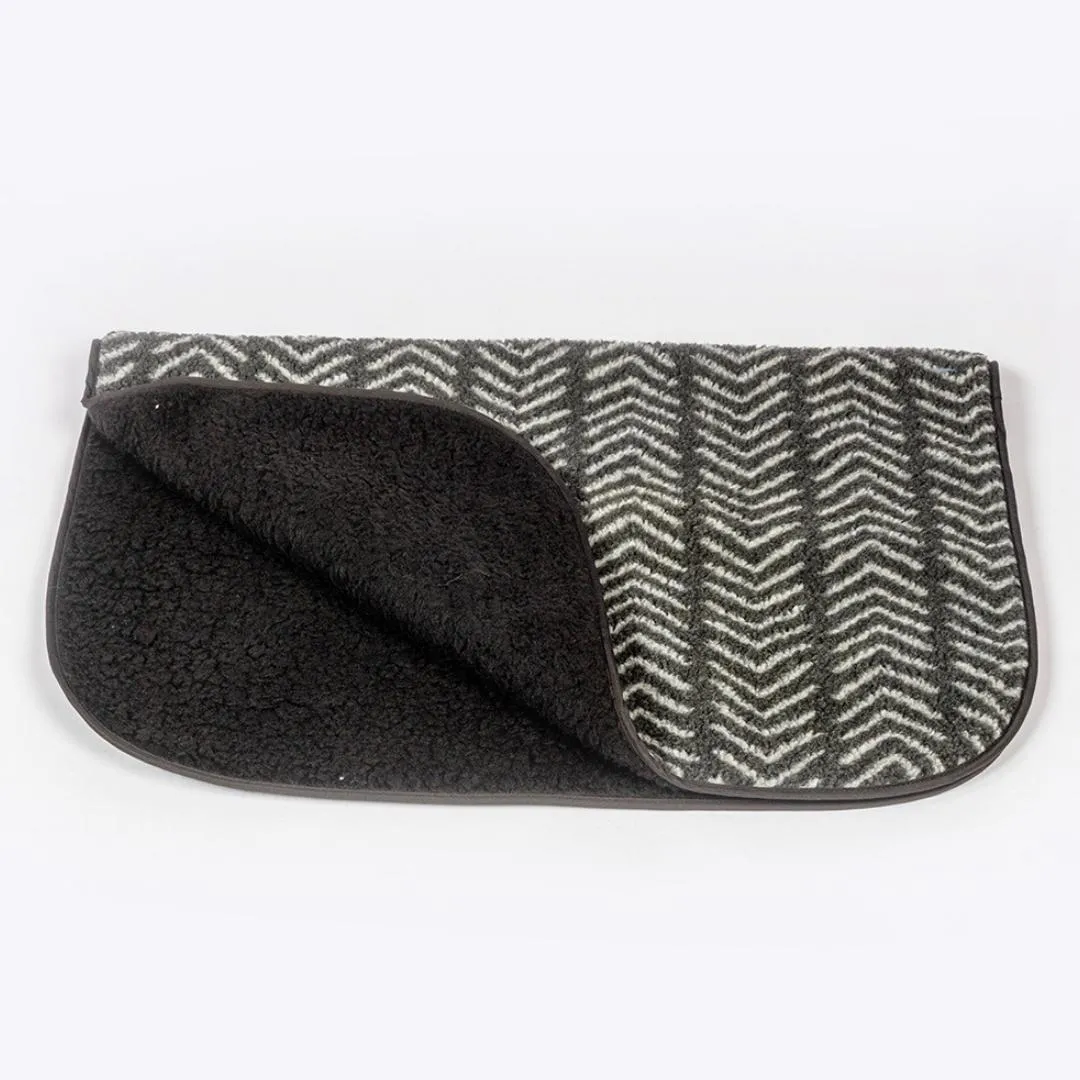 Charcoal Arrows Sherpa Fleece Pet Blanket