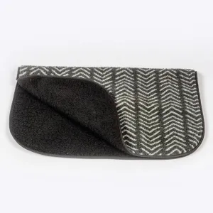 Charcoal Arrows Sherpa Fleece Pet Blanket