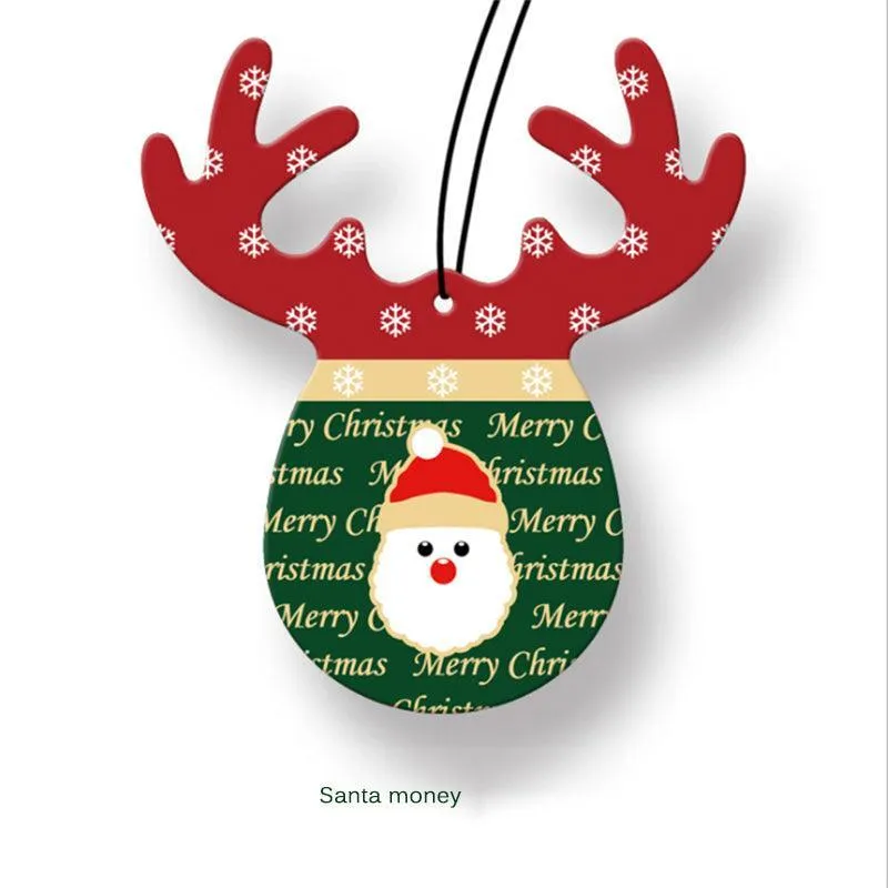 Christmas Car Air Freshener Decor Santa Claus
