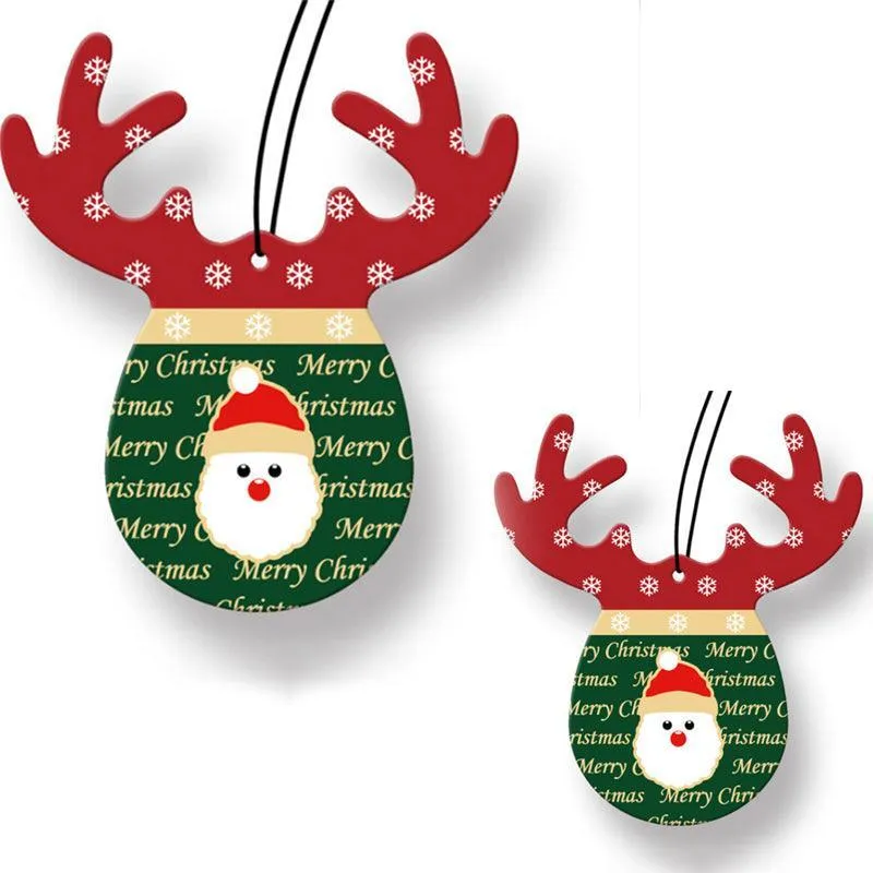 Christmas Car Air Freshener Decor Santa Claus