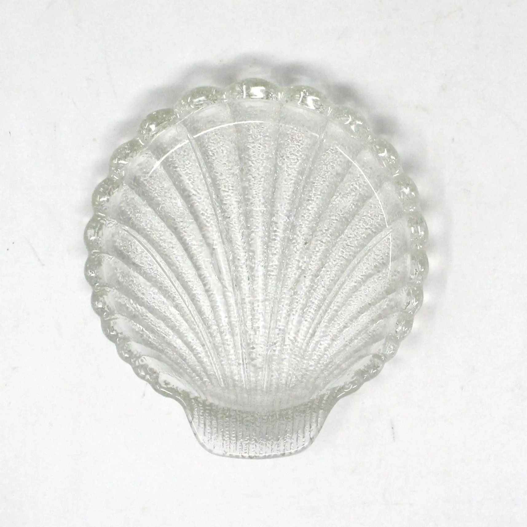 Coasters, Anchor Hocking, Shell Shaped Glass Coasters, Set of 6, Vintage