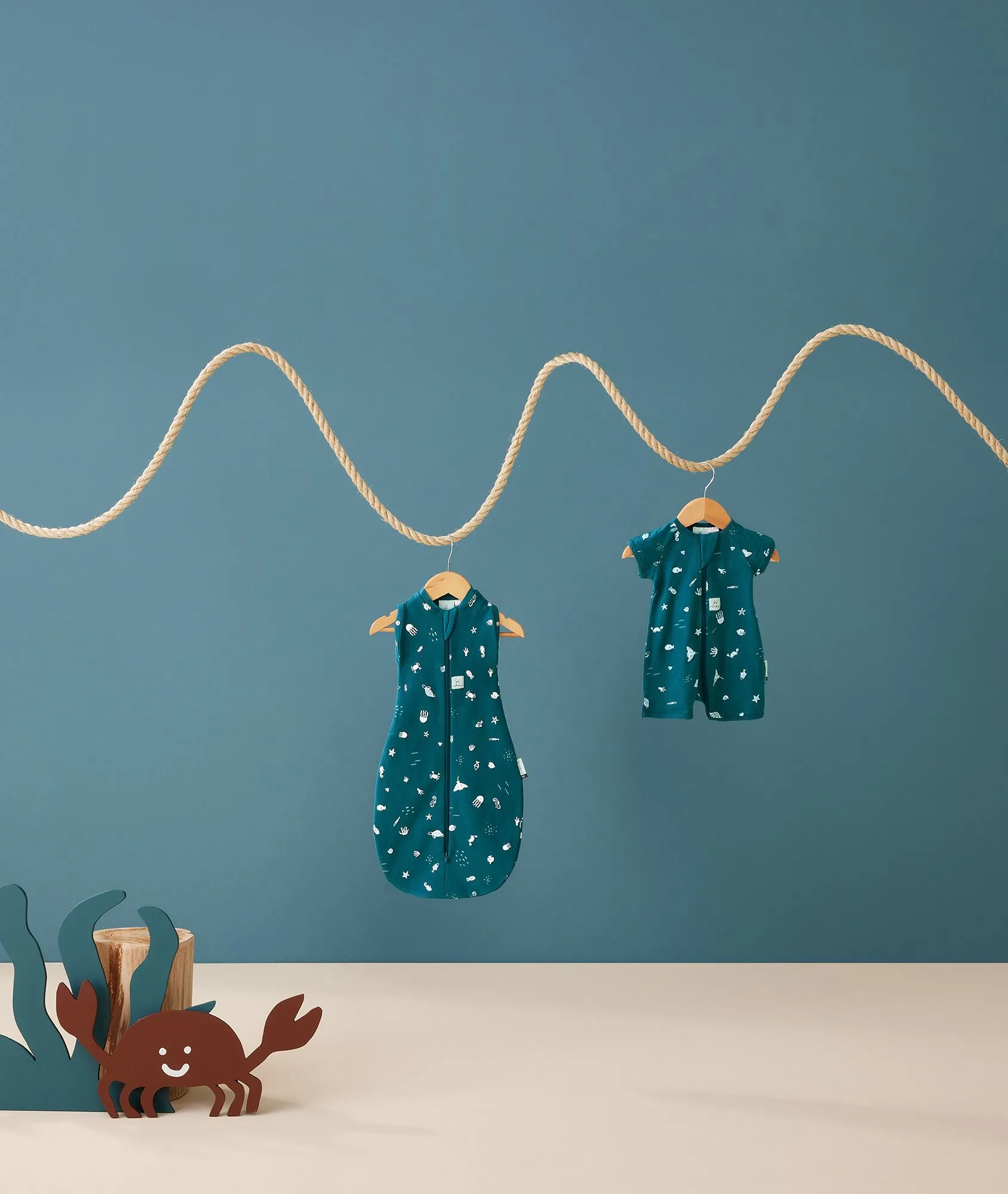 Cocoon Swaddle Bag 0.2 TOG Ocean Blue