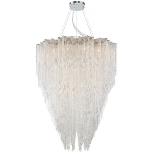 Cohen 49 in. 12 Lights Chandelier Chrome finish