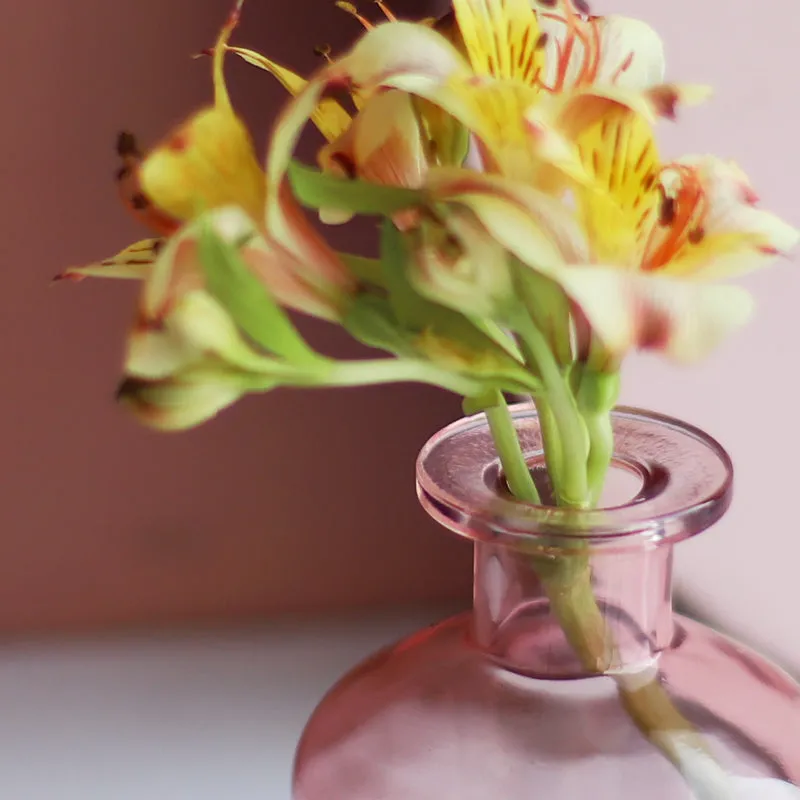 Colorful Glass Bud Vases