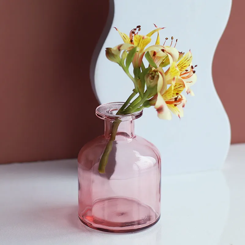 Colorful Glass Bud Vases