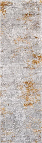 Contemporary Machine Made Gold Rug