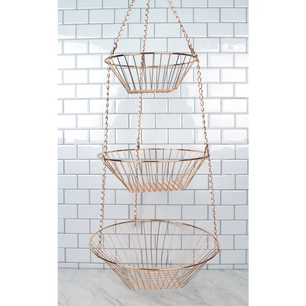 Copper Hanging Baskets