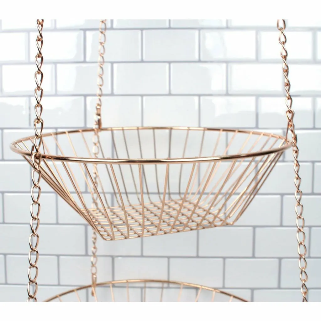 Copper Hanging Baskets