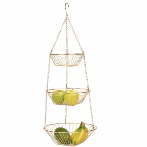 Copper Hanging Baskets