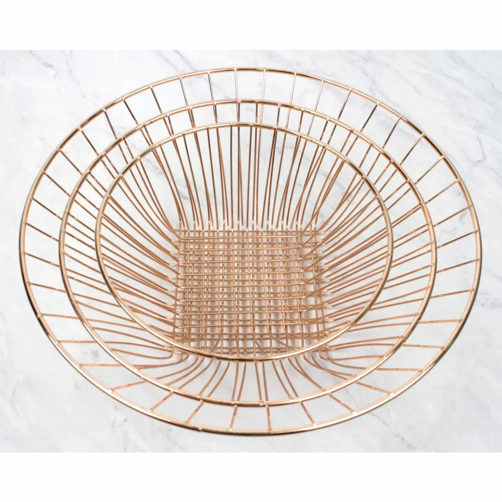 Copper Hanging Baskets