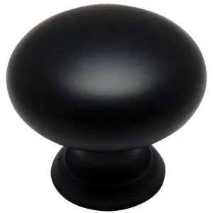 Cosmas 4950FB Flat Black Cabinet Knob