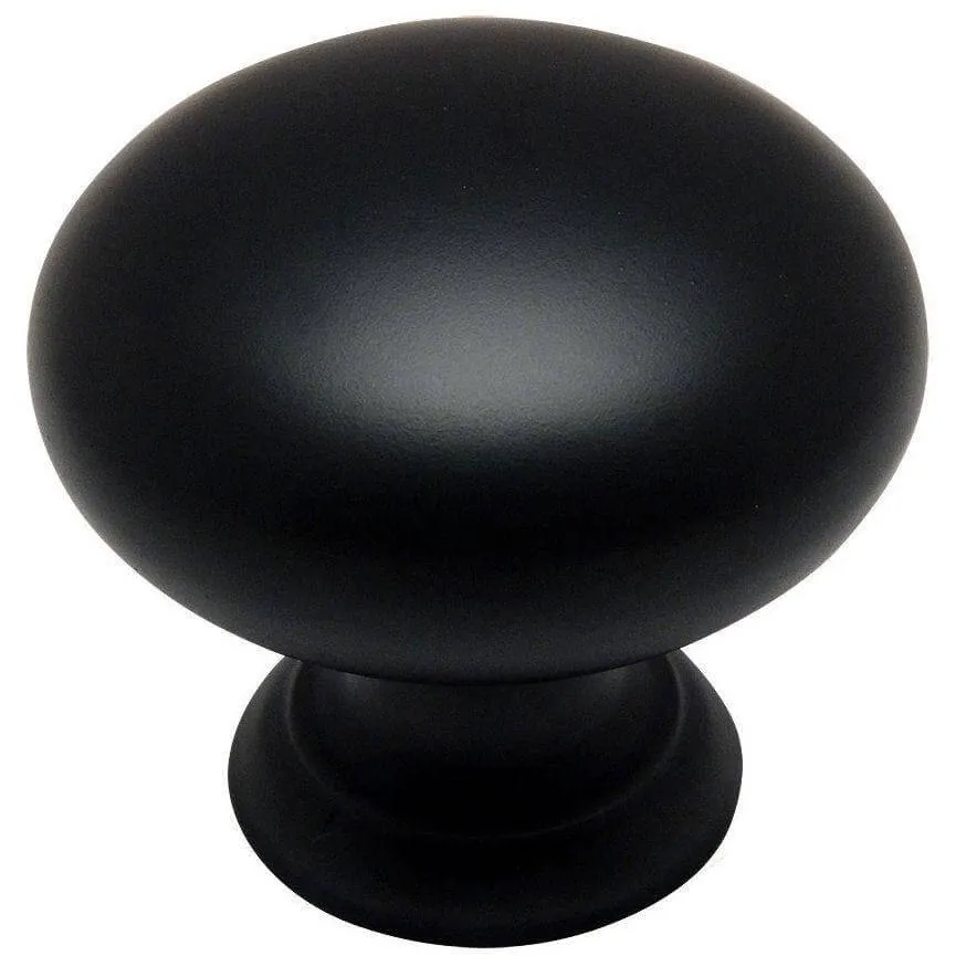 Cosmas 4950FB Flat Black Cabinet Knob