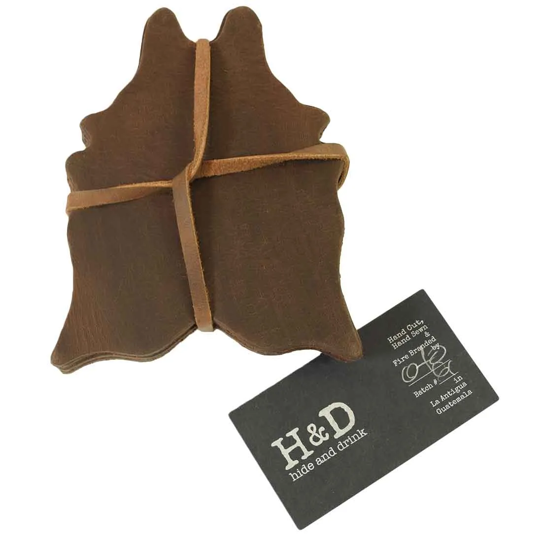 Cowhide Shaped Rug Coaster (6-Pack)