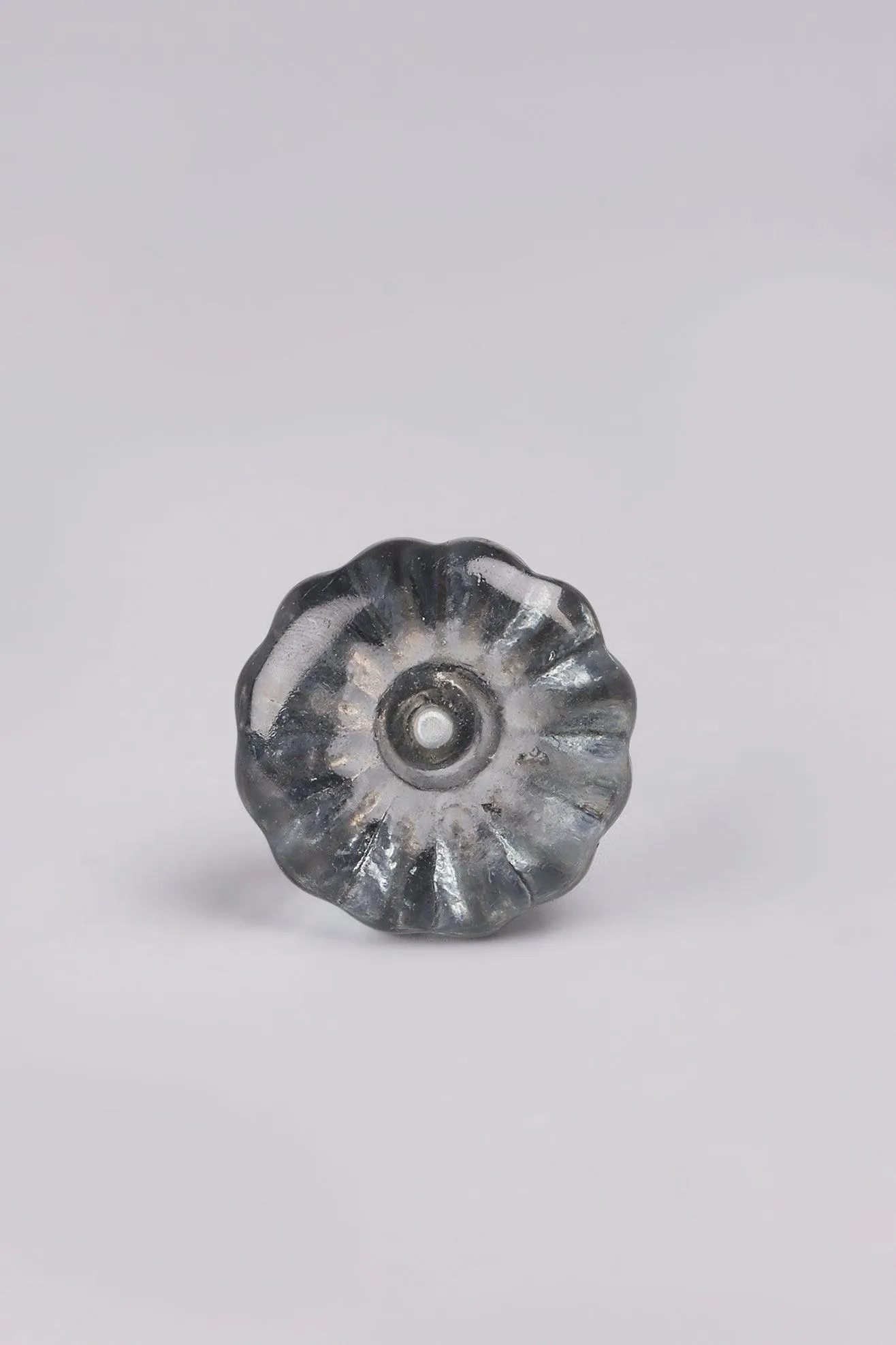 Crystal Glass Torus Flower Pull Knobs