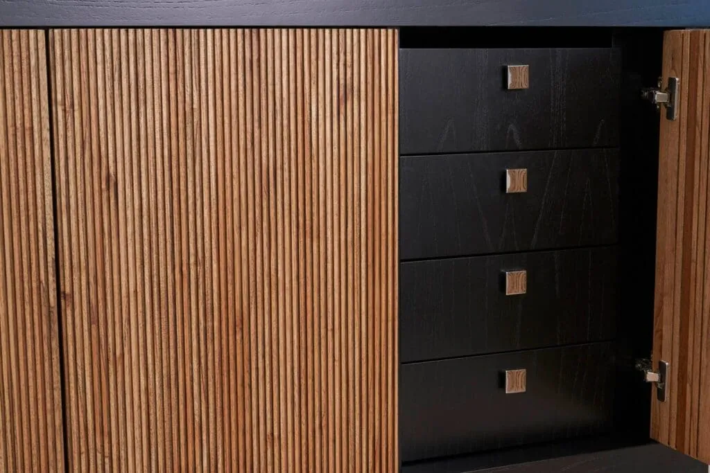 Cyan Design 11752 Belluno Credenza - Medium Brown And Black