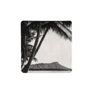 Diamond Head Fabric Coaster