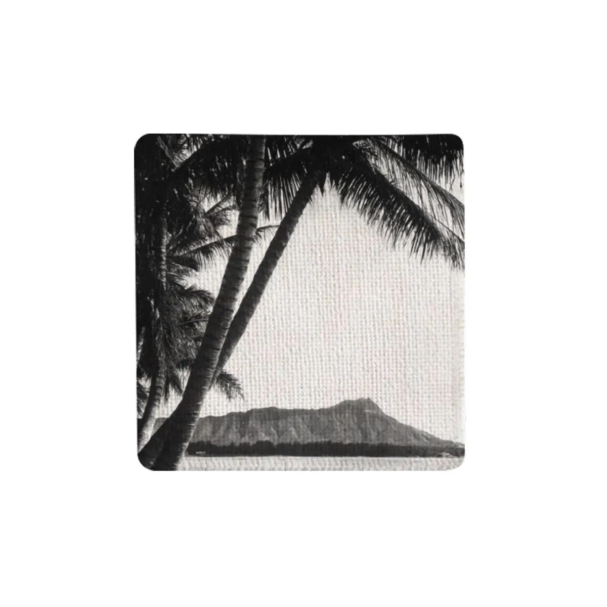 Diamond Head Fabric Coaster