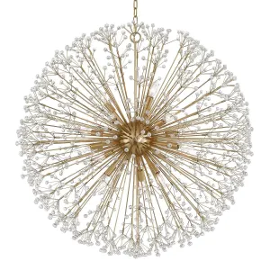 Dunkirk 16 lights Chandelier Brass finish