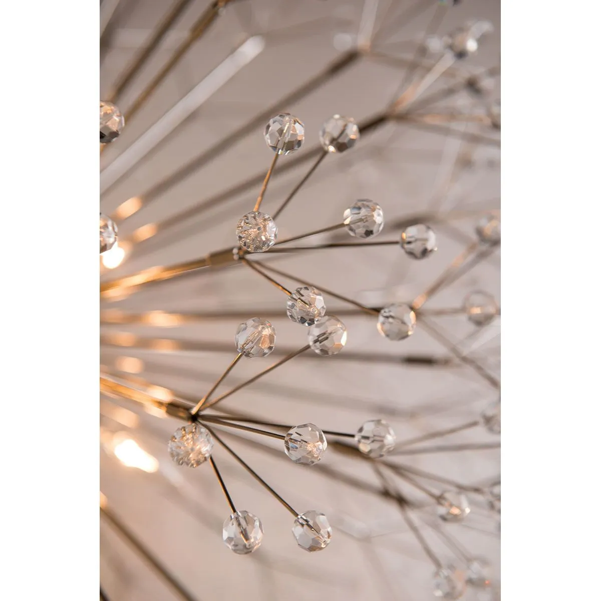 Dunkirk 8 lights Chandelier Brass finish