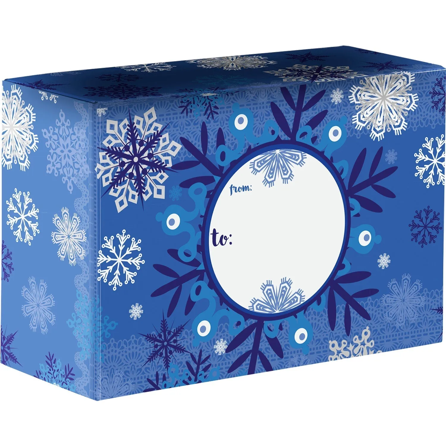 Elegant Christmas Decorative Mailing Box Bundle, 12-Count