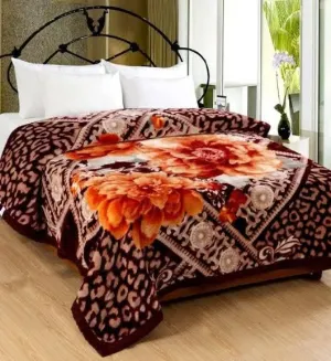 ELSTONE Home Luxurious Blanket Double Bed for Heavy Winter, Mink Blanket (220 X 240 Cm) Lightweight Pack of 1, Specially for Diwali Gift Multicolor-27