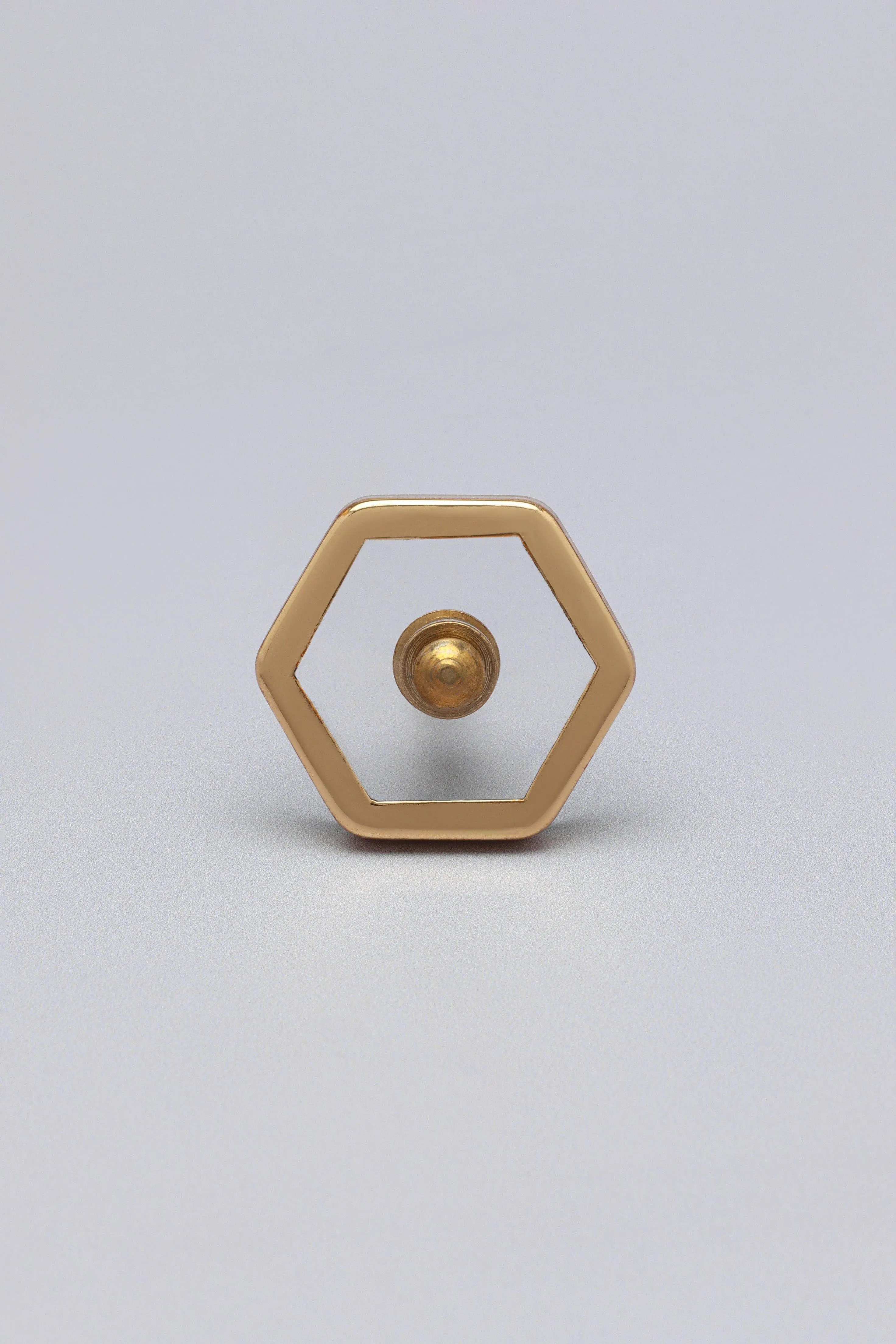 Elton Gold Brass Clear Glass Pull Knobs