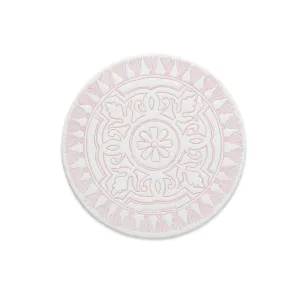 Extra Thirsty Coasters | Mauve Pattern with Fringe