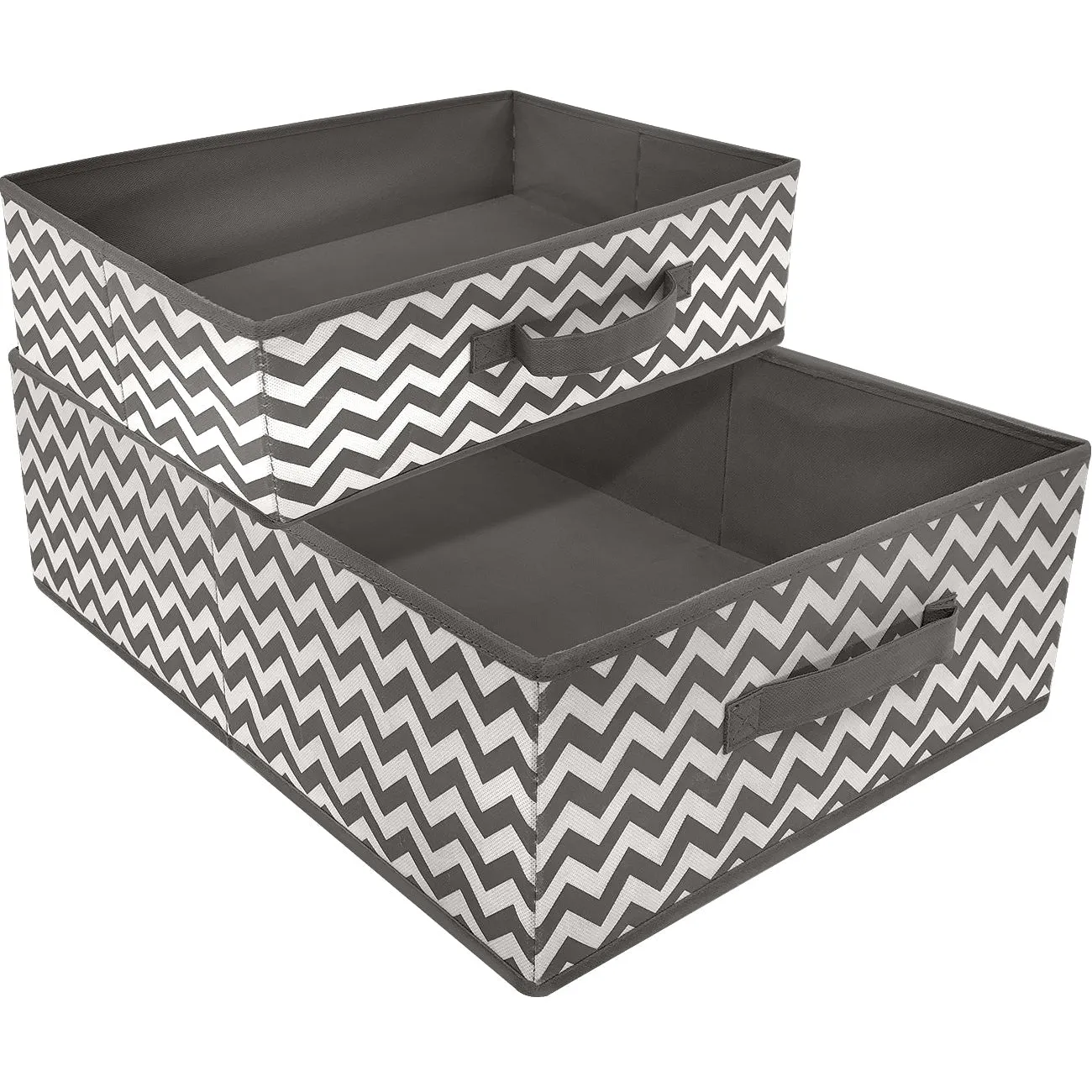 Fabric Storage Organizer Set with Lids (2 Pack)