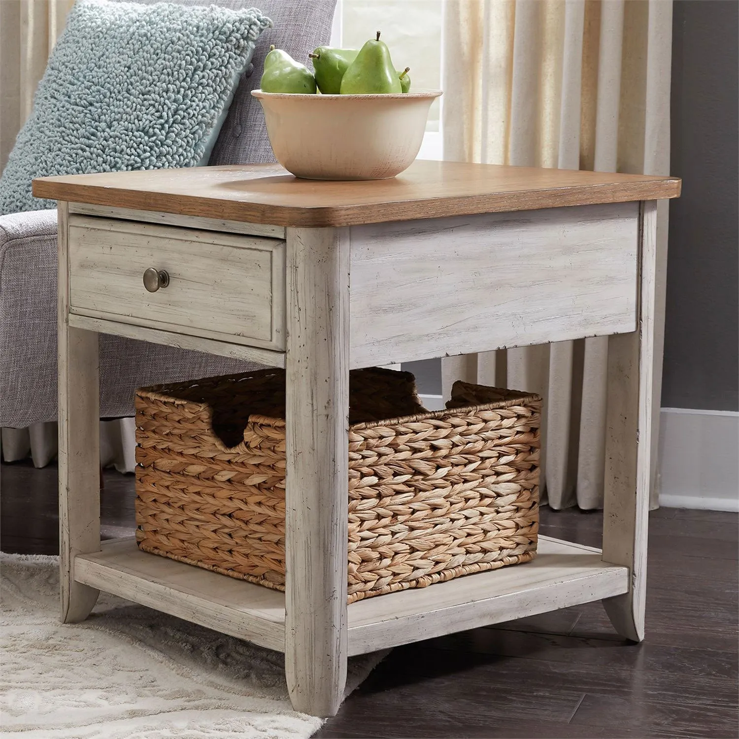 Farmhouse Reimagined End Table