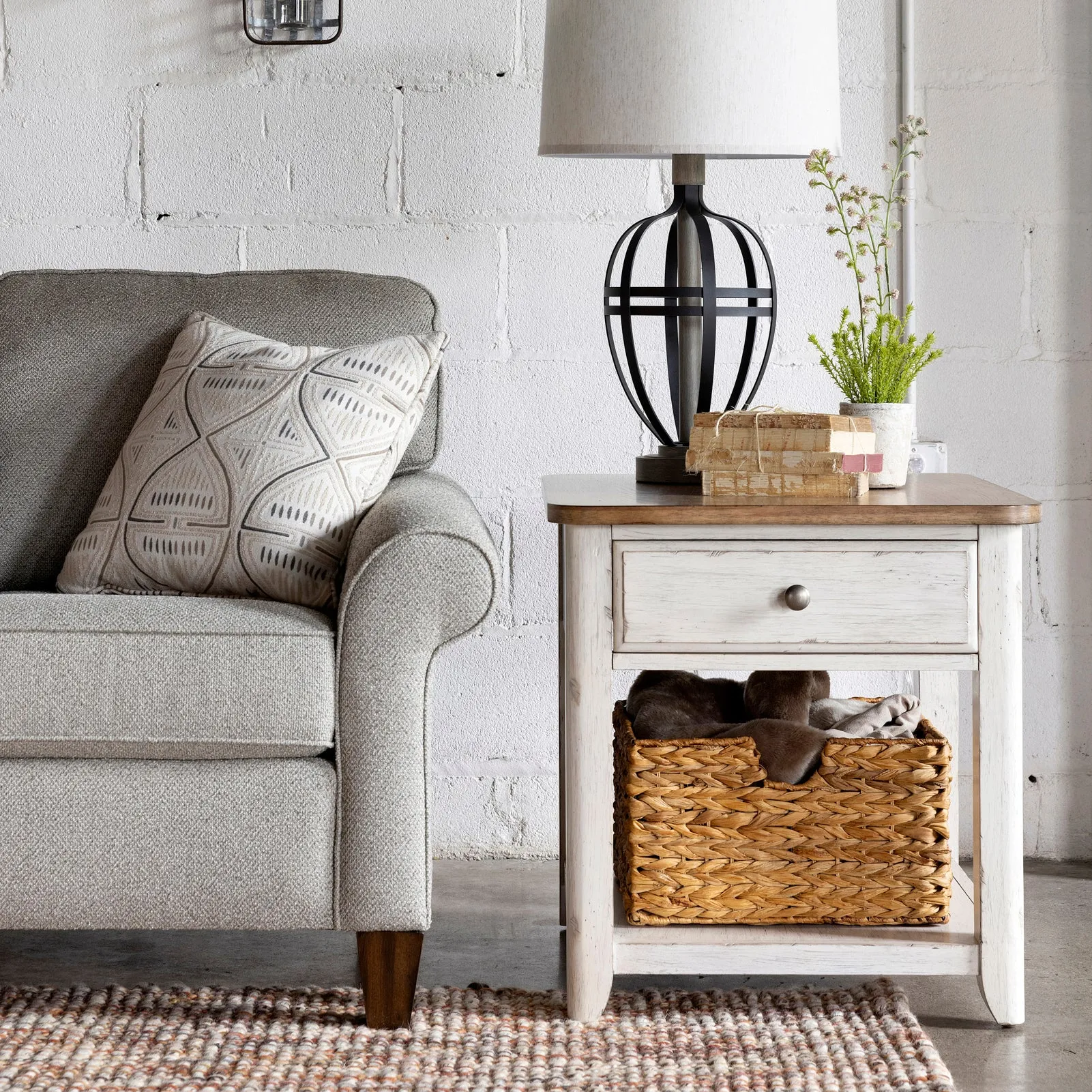 Farmhouse Reimagined End Table