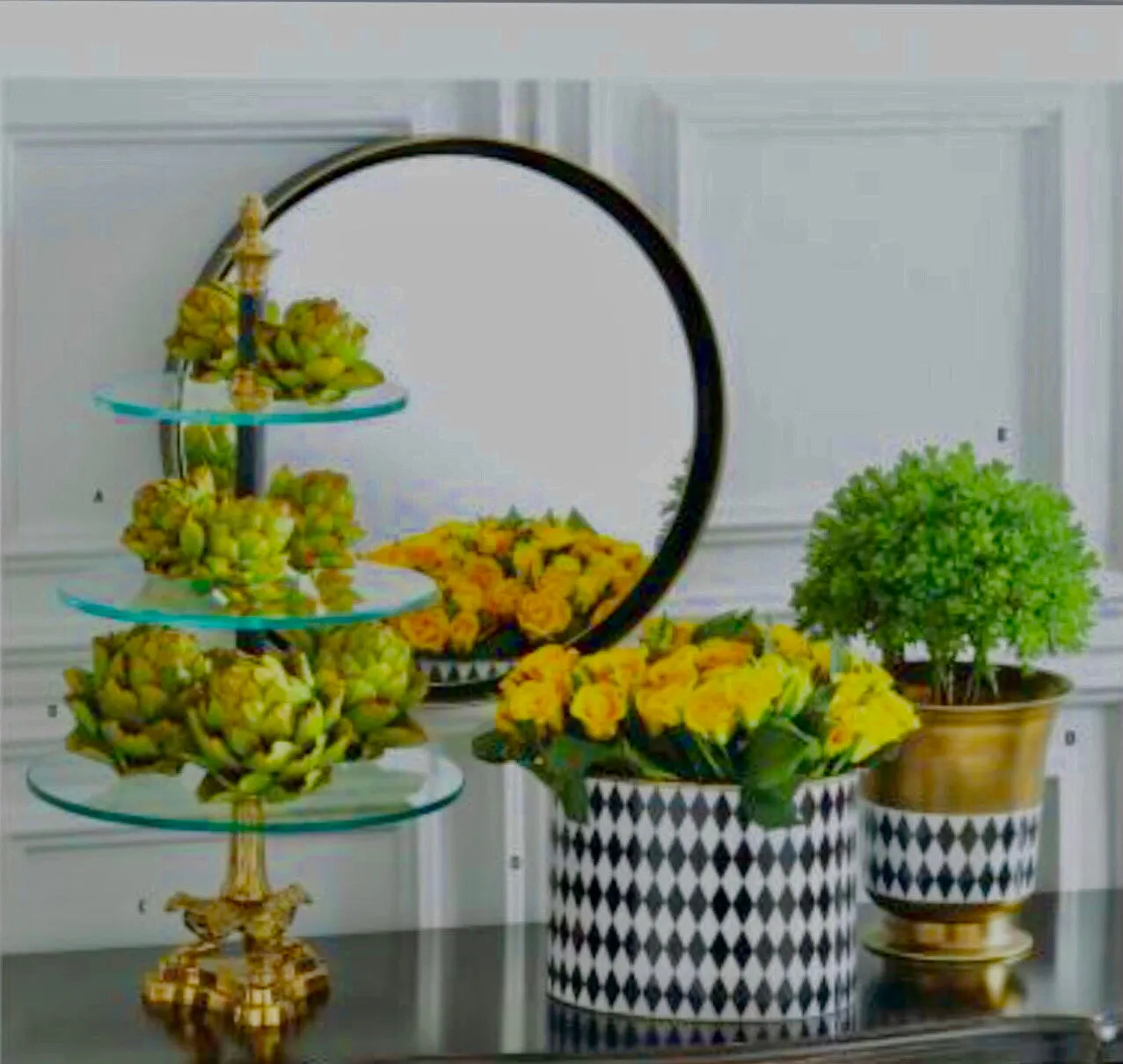 Faux Green Artichoke
