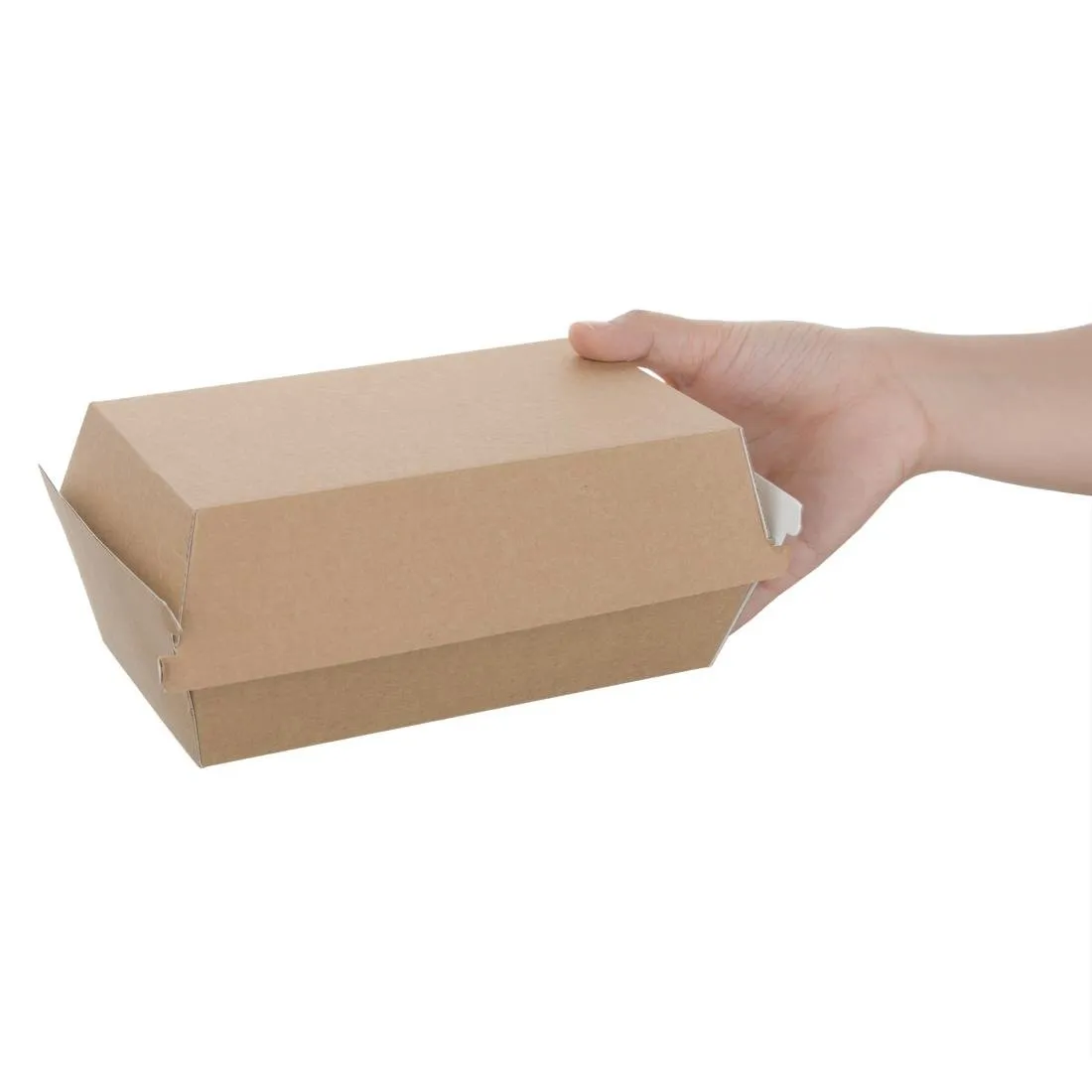 FB666 Fiesta Green Compostable Kraft Food Boxes Small 172mm (Pack of 200)