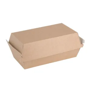 FB666 Fiesta Green Compostable Kraft Food Boxes Small 172mm (Pack of 200)
