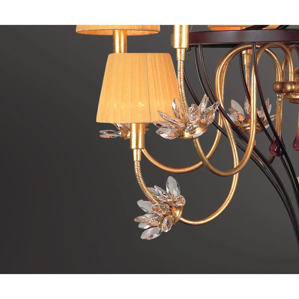 FESTINA 30 in. 9 Lights Chandelier Bronze finish