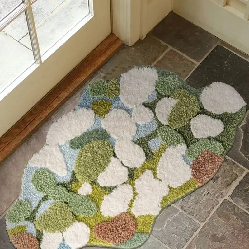 Forest Moss Tufted Accent Rug