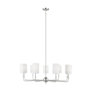 Foxdale 9 Lights Chandelier Brushed Nickel finish