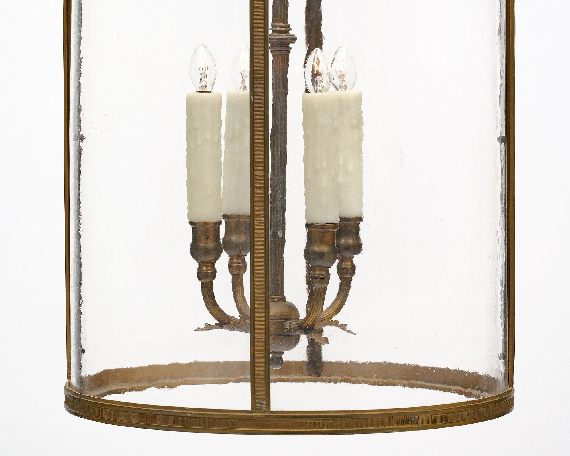 French Antique Bronze Lantern